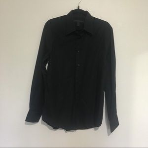 Express Stretch Dress Shirt Black Medium